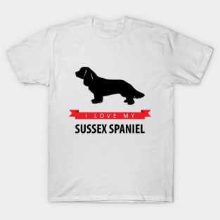 I Love My Sussex Spaniel T-Shirt